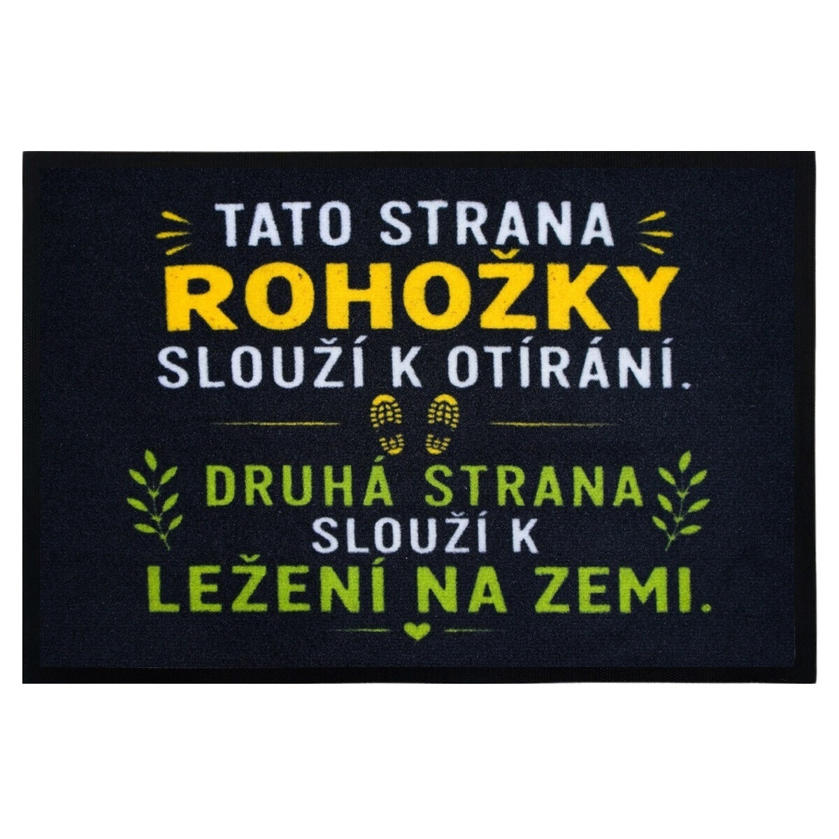 Rohožka Slouží 40x60 cm, 40x60, černá, Mercury Flooring