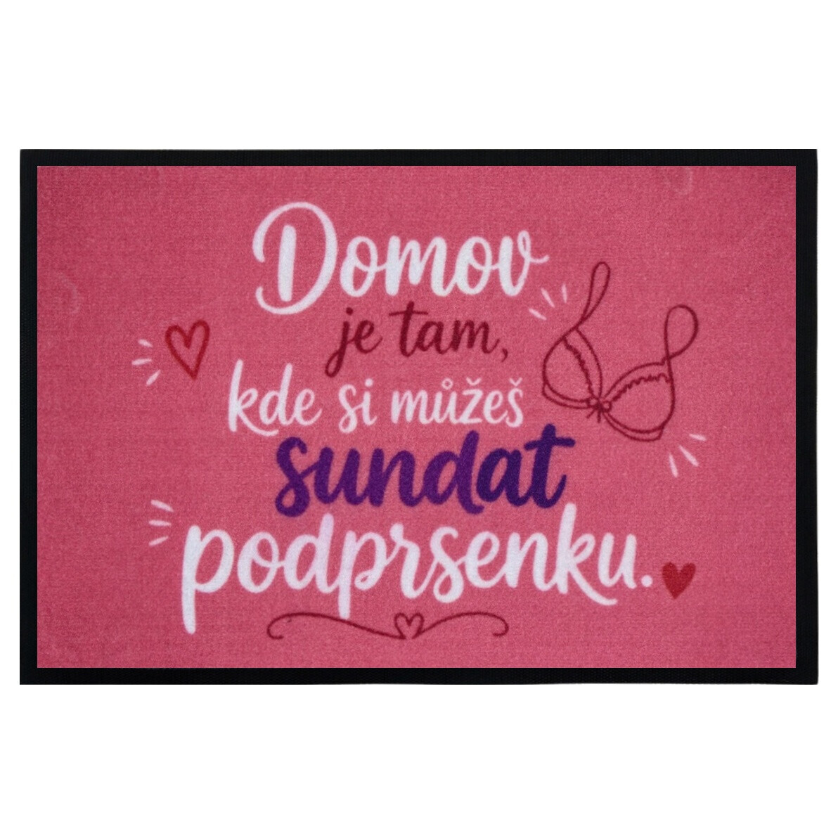 Rohožka Podprsenka 40x60 cm, 40x60, růžová, Mercury Flooring