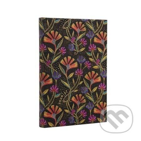 Paperblanks - 18-mesačný týždenný diár Wild Flowers 2026/2027 (horizontálny) - Paperblanks