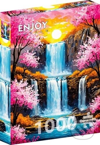 Puzzle Třešňový vodopád (1000 dílků) - Enjoy