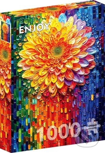Puzzle Květinová mozaika (1000 dílků) - Enjoy