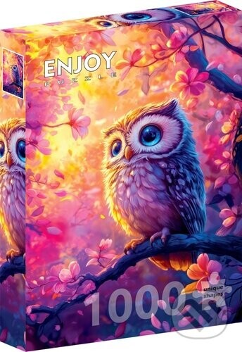 Puzzle Zasněná sova (1000 dílků) - Enjoy