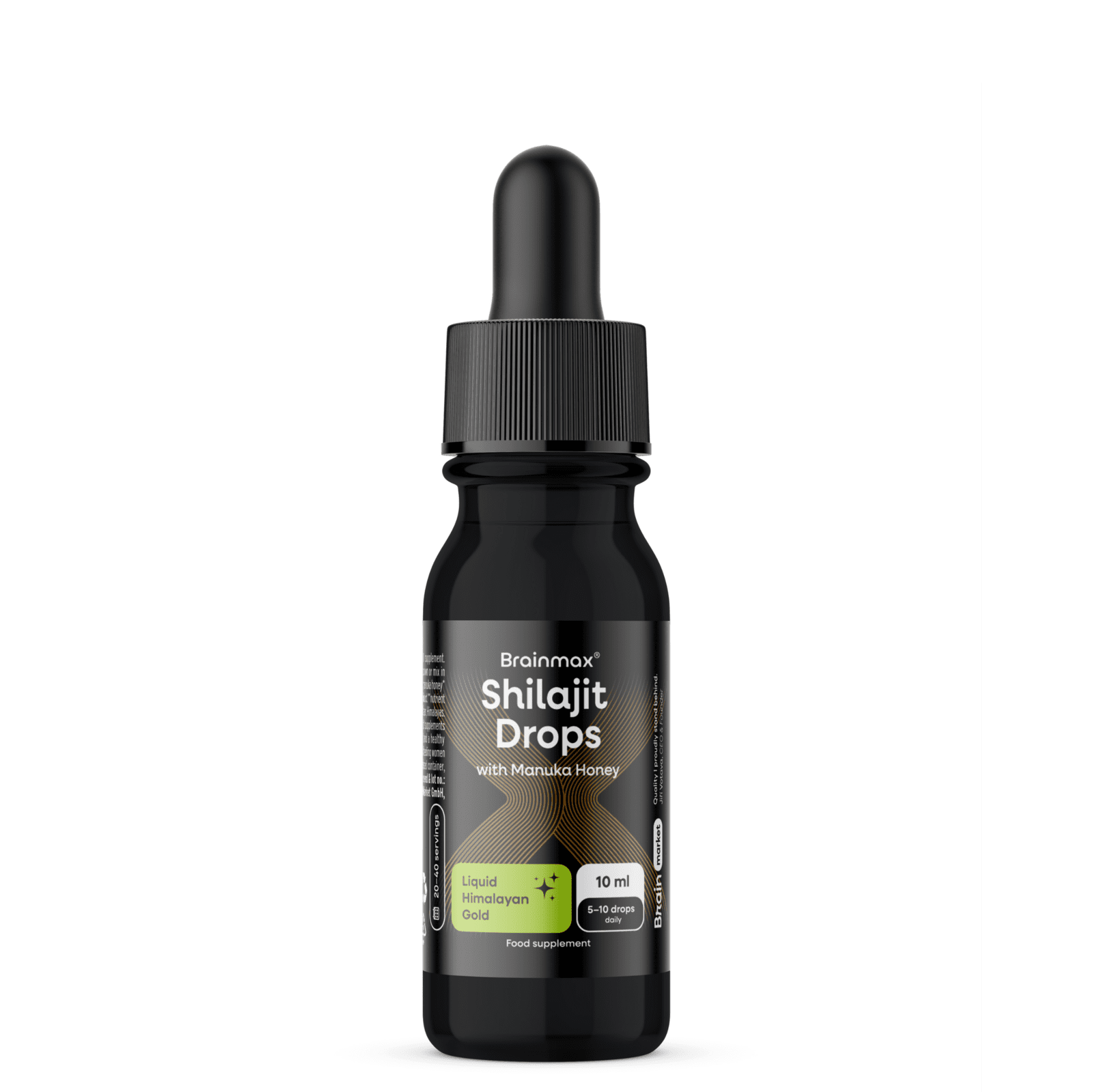 BrainMax Shilajit Drops with Manuka Honey, 10 ml