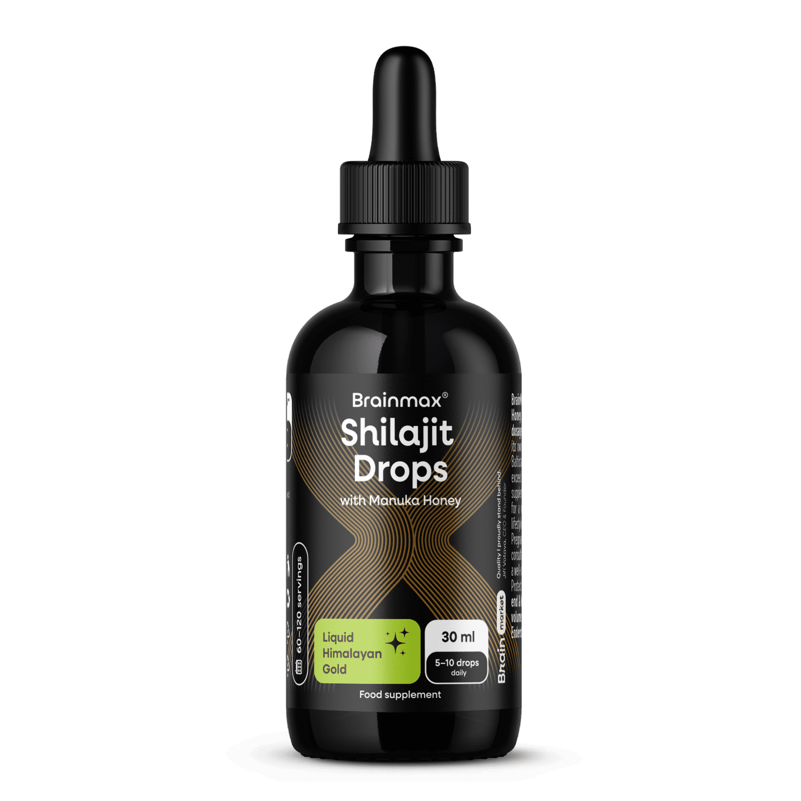 BrainMax Shilajit Drops with Manuka Honey, 30 ml