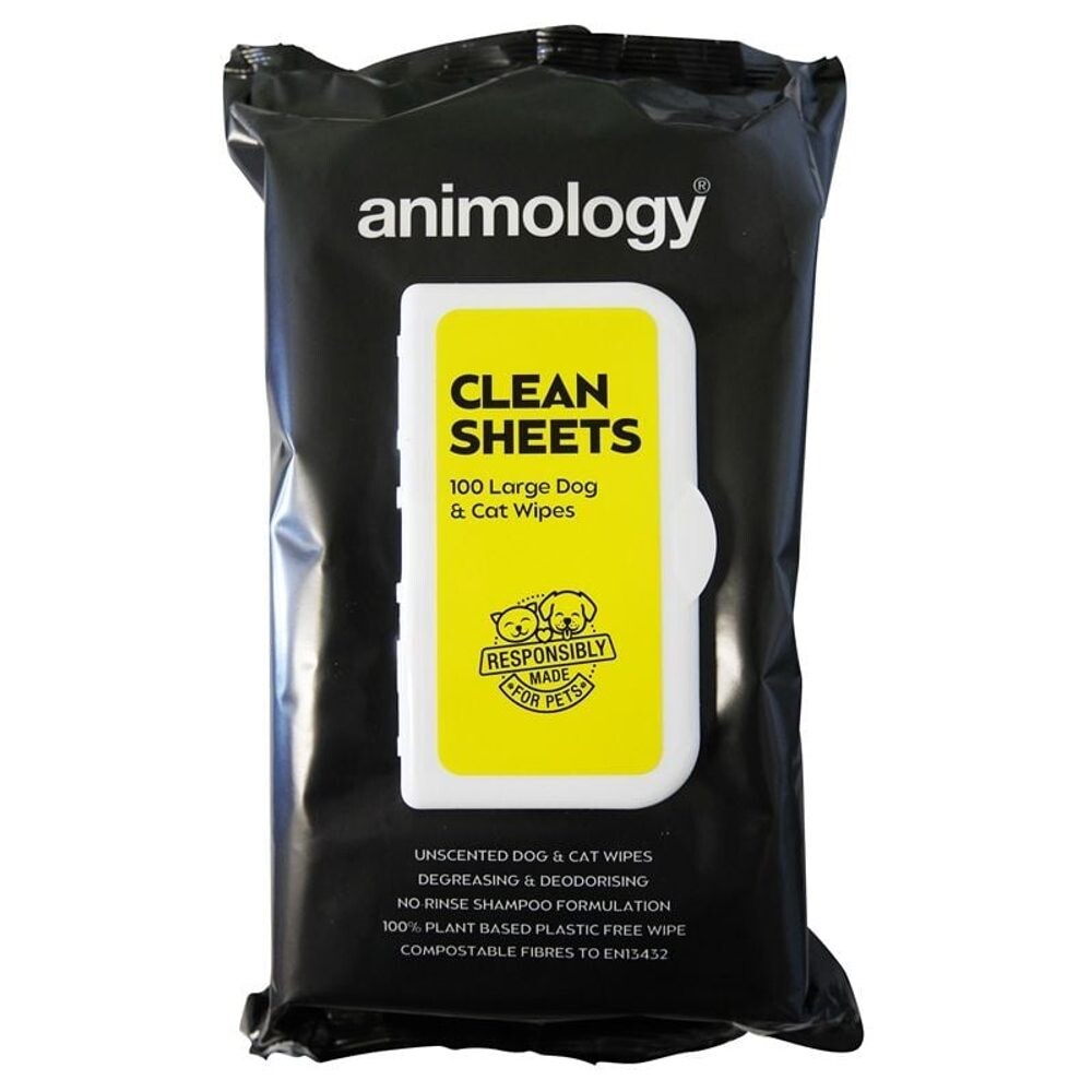 Čistící utěrky Animology Clean Sheets, 100 ks