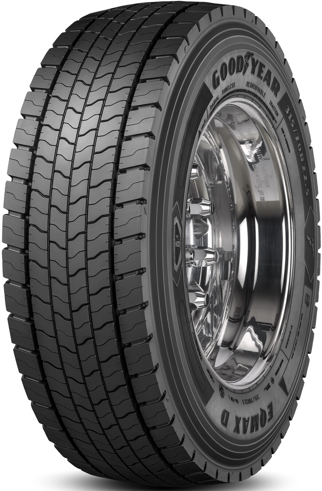 GOODYEAR EQMAXD TL M+S 3PMSF  295/60 R 22.5 150/148L
