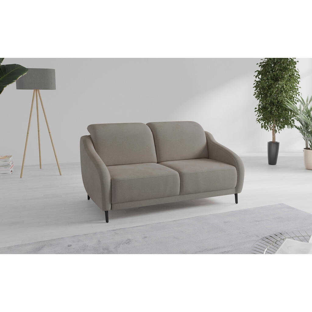 Sit & More 2,5SEDÁK, textil, barvy lískového ořechu