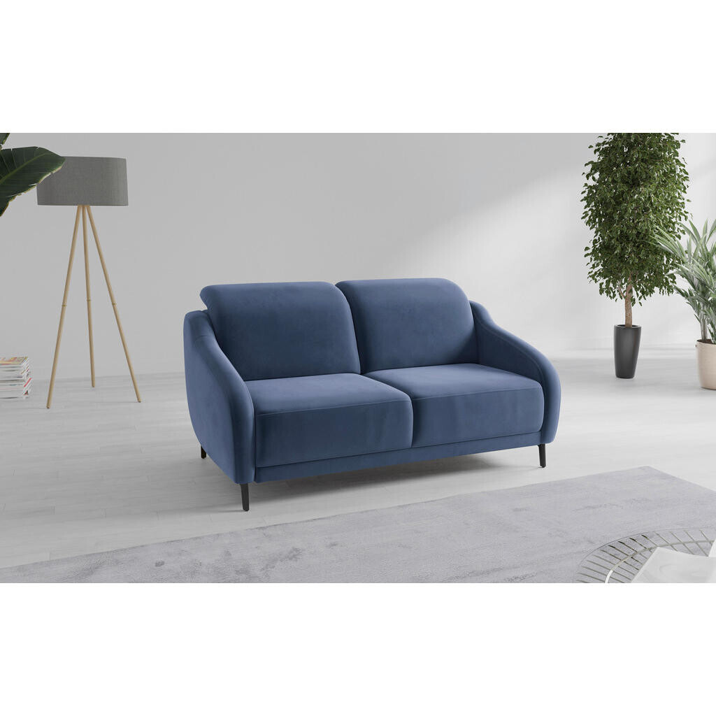 Sit & More TŘÍMÍSTNÁ POHOVKA, textil, modrá