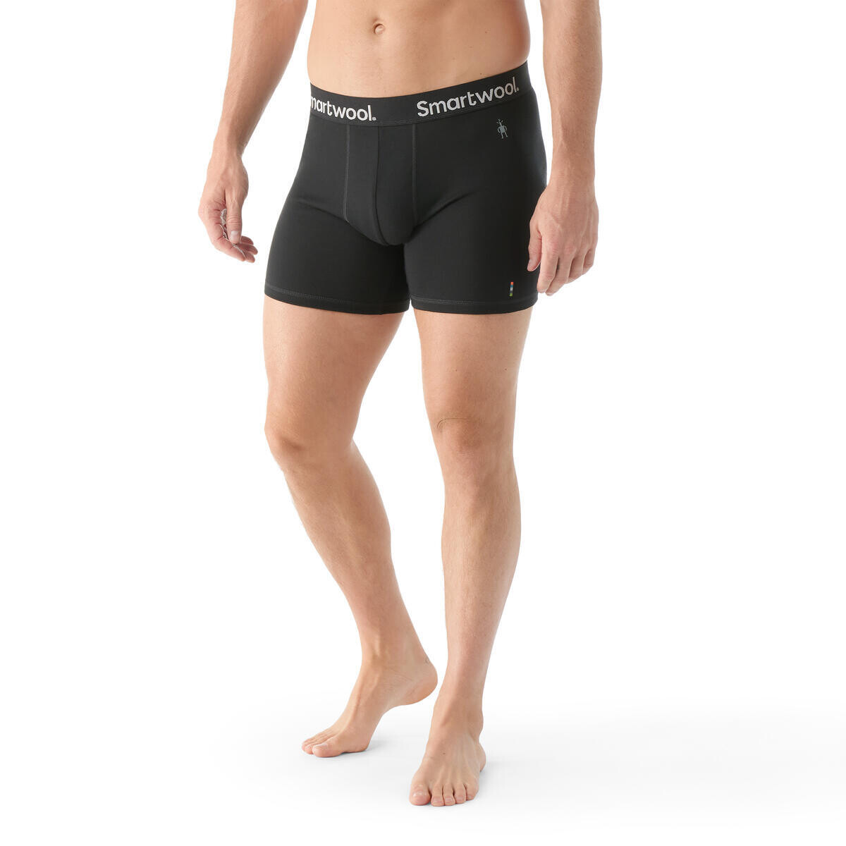 SMARTWOOL Men's Everyday Merino Boxer Brief Boxed, Black velikost: M