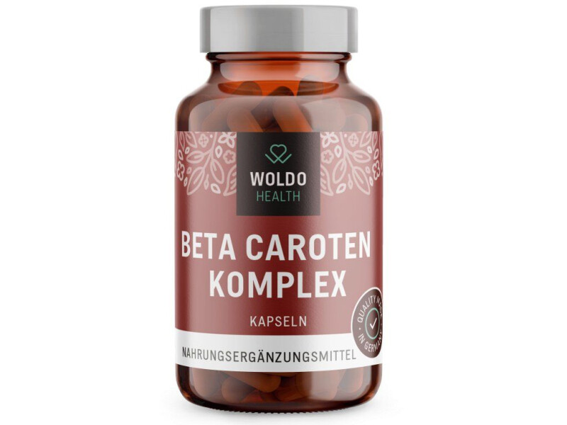WoldoHealth Beta caroten komplex 90 kapslí - Woldohealth