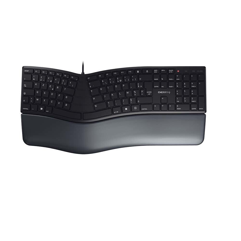 Cherry KC 4500 ERGO Tastatur USB AZERTY (JK-4500FR-2) JK-4500FR-2