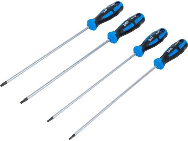 BGS Technic BGS 74541 Šroubováky T15 ÷ T30, extra dlouhé (Sada 4 ks)