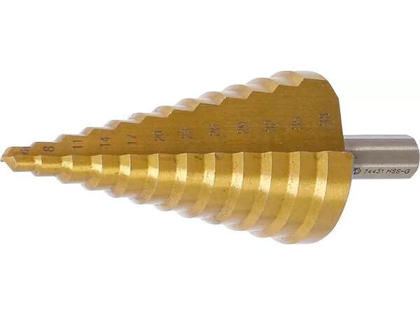 BGS Technic BGS 74431 Stupňovitý vrták  pr. 6 ÷ 38 mm TiN