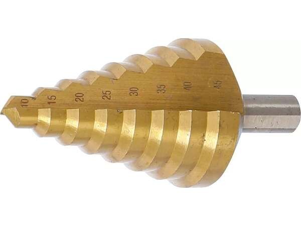 BGS Technic BGS 74430 Stupňovitý vrták pr. 10 ÷ 45 mm TiN