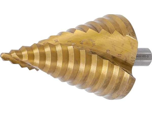 BGS Technic BGS 74429 Stupňovitý vrták pr. 6 ÷ 60 mm TiN