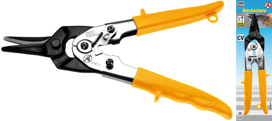 BGS technic nůžky na plech rovné 260 mm, levé (BGS1085813)