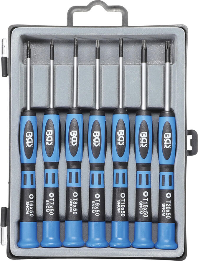 BGS technic Sada přesných šroubováků T-profil (pro Torx) 7díln (BGS107967)