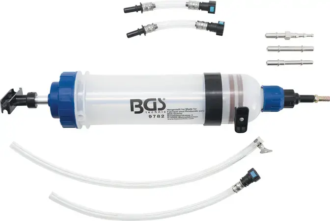 BGS technic Ruční pumpa | 1500 ml | se sadou adaptérů (BGS109782)