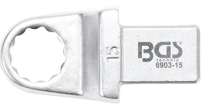 BGS technic Nástrčný očkový klíč | 15 mm | upnutí 14 x 18 mm (BGS106903-15)