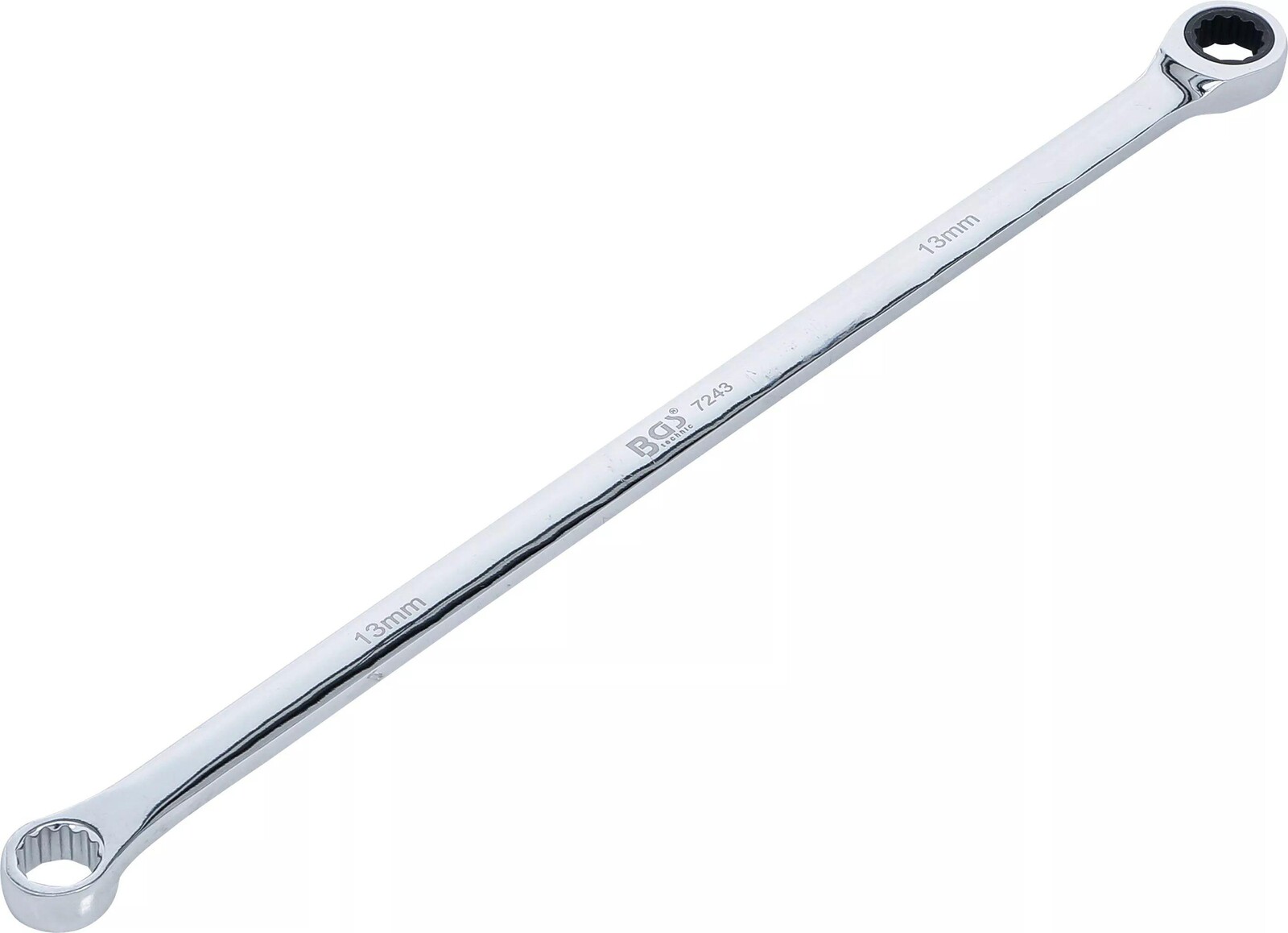 BGS technic Očkový ráčnový klíč 13 mm BGS107243aextra dlouhý (BGS107243)