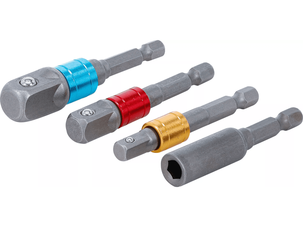 BGS technic Sada adaptérů pro vrtačky BGS 20814, vnější šestihran 6,3 mm (1/4