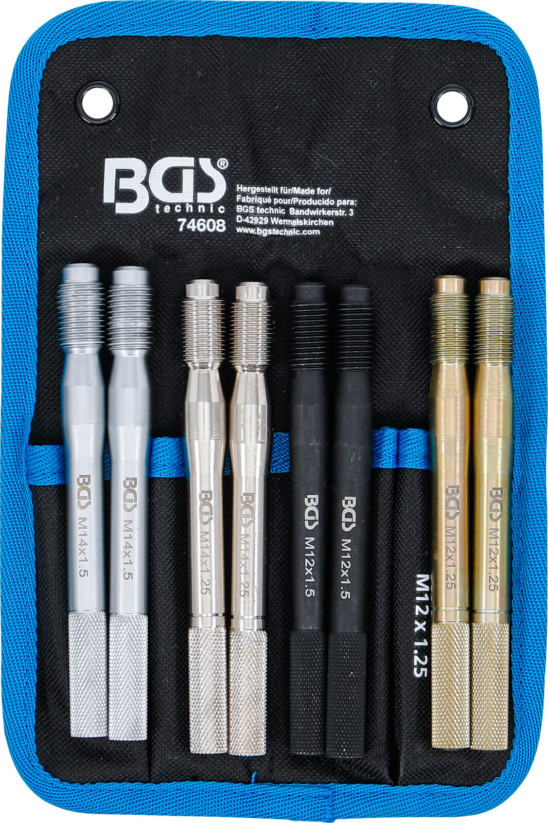 BGS technic Pomocné čepy BGS 74608 pro montáž kol (Sada 8 ks) (BGS1074608)