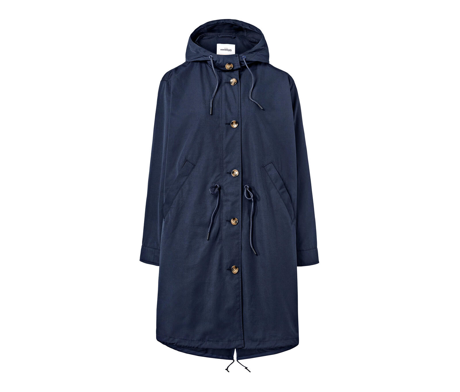 Tchibo - Parka s kapucí - pro ženy - vel. 42 - barva: modrá