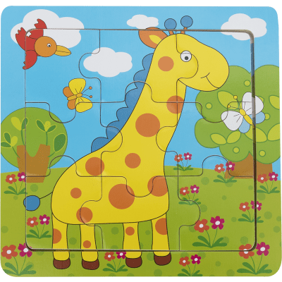 BABU - Edukativní puzzle - Žirafa