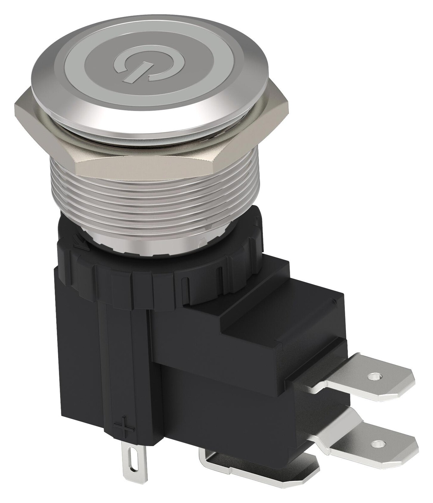 Te Connectivity - Alcoswitch Avh22Mssfe13122604 Anti Vandal Sw, 26A, 250V, Spdt, 22.2Mm