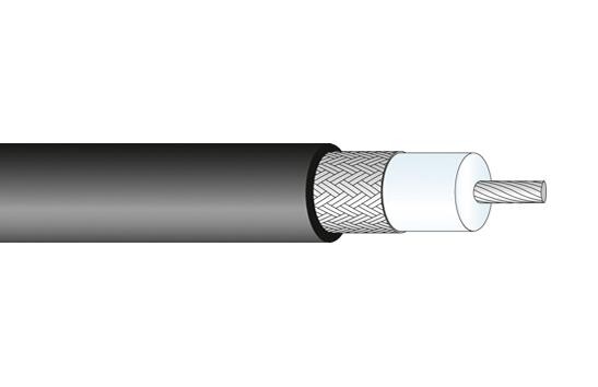 Huber+Suhner Rg_58_C/u Coax Cable Wire, 4.95Mm, 50 Ohm, 100M
