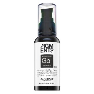Alfaparf Milano Pigments Color koncentrované kapky s barevnými pigmenty Grey Black 90 ml