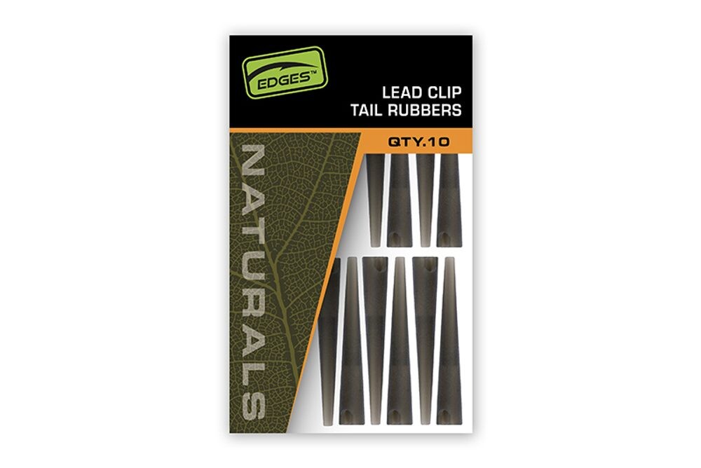 Fox Převleky Edges Naturals Lead Clip Tail Rubbers 10ks