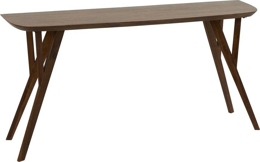 Konzolový stolek z masivu akácie v tmavě přírodní barvě 44x160 cm Quenza – Light & Living