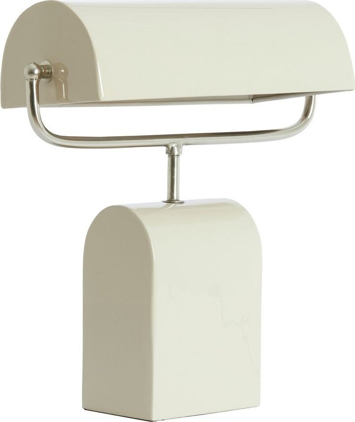 Krémová kovová stolní lampa (výška 38 cm) Cardona – Light & Living