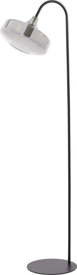 Černá stojací lampa (výška 160 cm) Solna – Light & Living