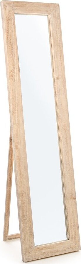 Stojací zrcadlo s dřevěným rámem 44x174 cm Tiziano – Yes Everyday