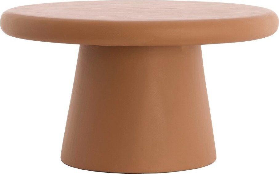 Kulatý konferenční stolek v terakotové barvě ø 70 cm Kulona – Light & Living