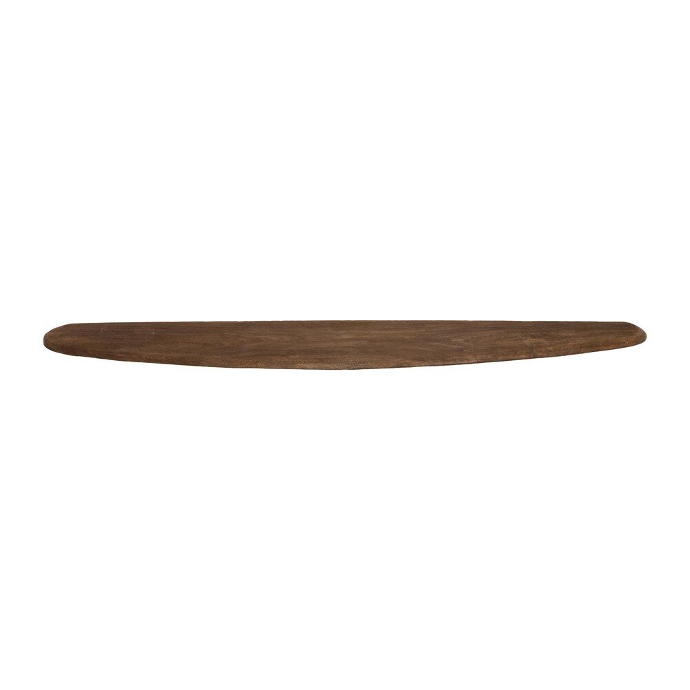 Police z mangového dřeva v tmavě přírodní barvě 80 cm Ginosu – Light & Living