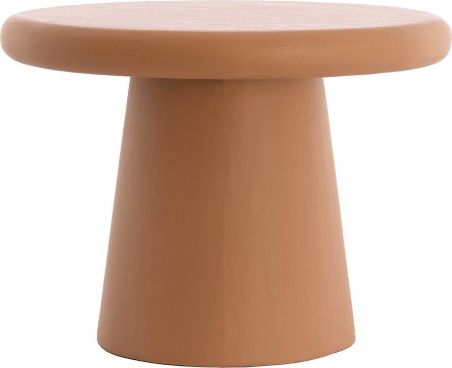 Kulatý konferenční stolek v terakotové barvě ø 60 cm Kulona – Light & Living