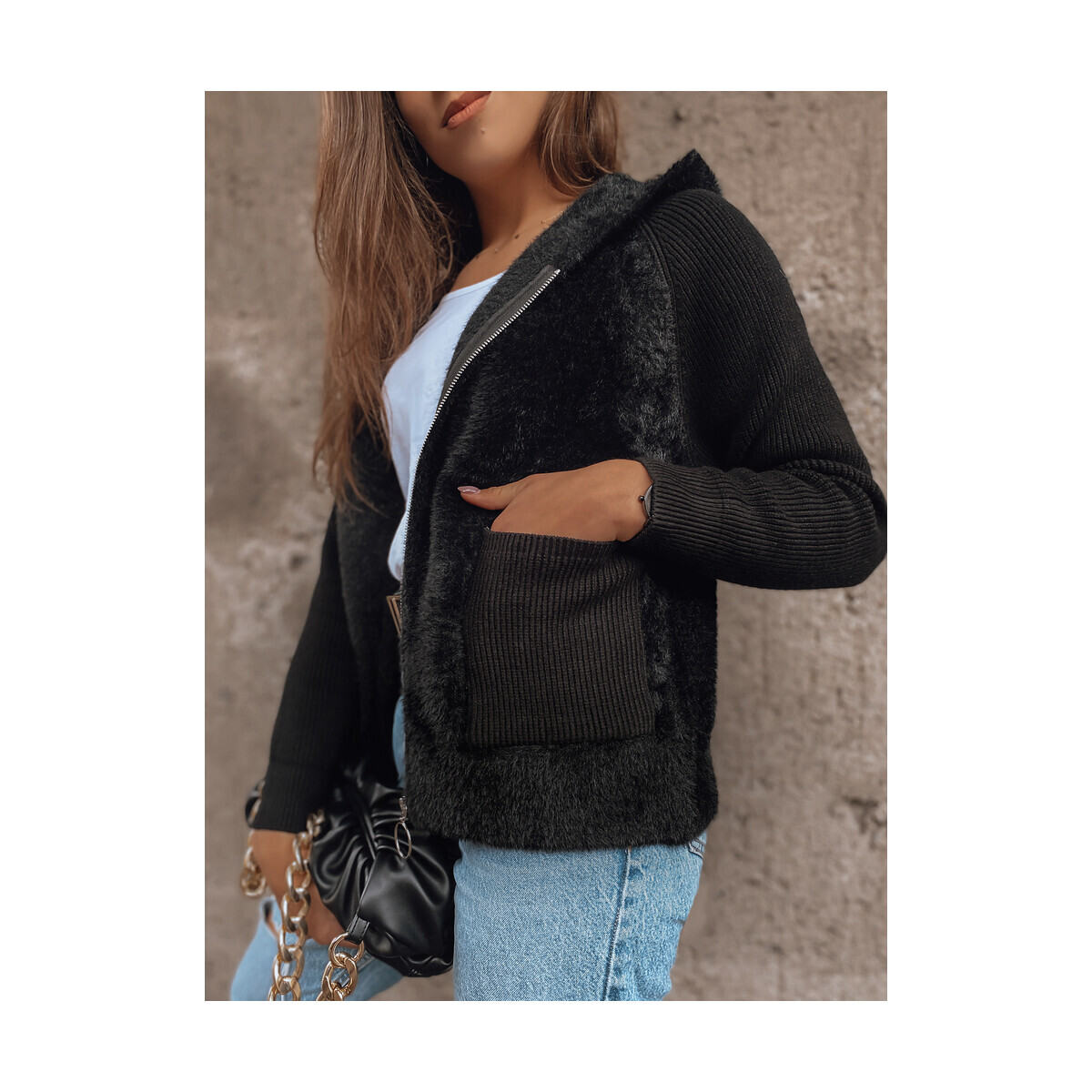 D Street  Dámský peacoat Katherine černá  Černá
