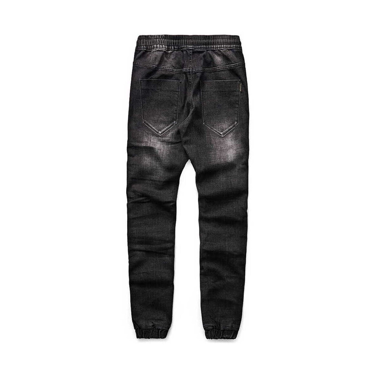 Recea  Pánské kalhoty joggers Bagderlon černá  Černá