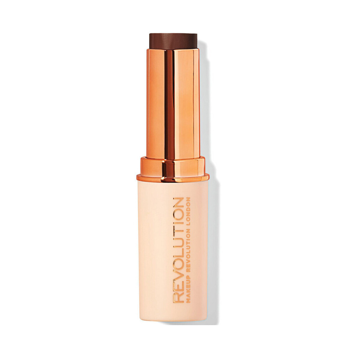 Makeup Revolution  Stick Foundation Fast Base - F15  Hnědá