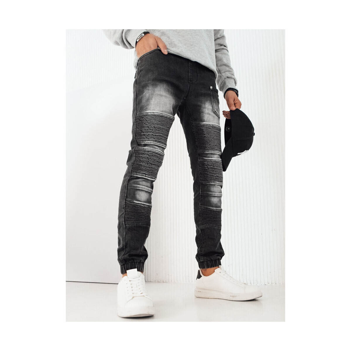 D Street  Pánské kalhoty joggers Stenlas černá
