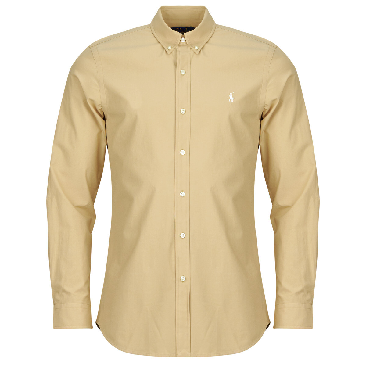 Polo Ralph Lauren  CHEMISE AJUSTEE SLIM FIT EN POPELINE UNIE  Béžová