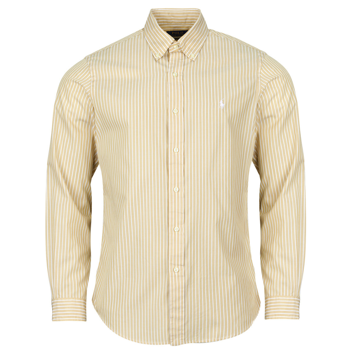 Polo Ralph Lauren  CHEMISE AJUSTEE CUSTOM FIT EN POPELINE RAYEE  Béžová