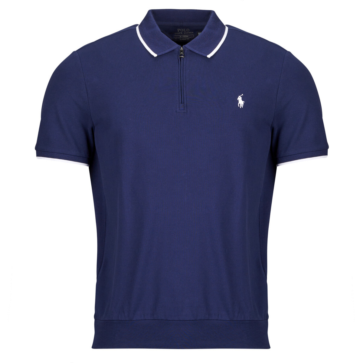 Polo Ralph Lauren  POLO STRETCH COL ZIPPE  Tmavě modrá