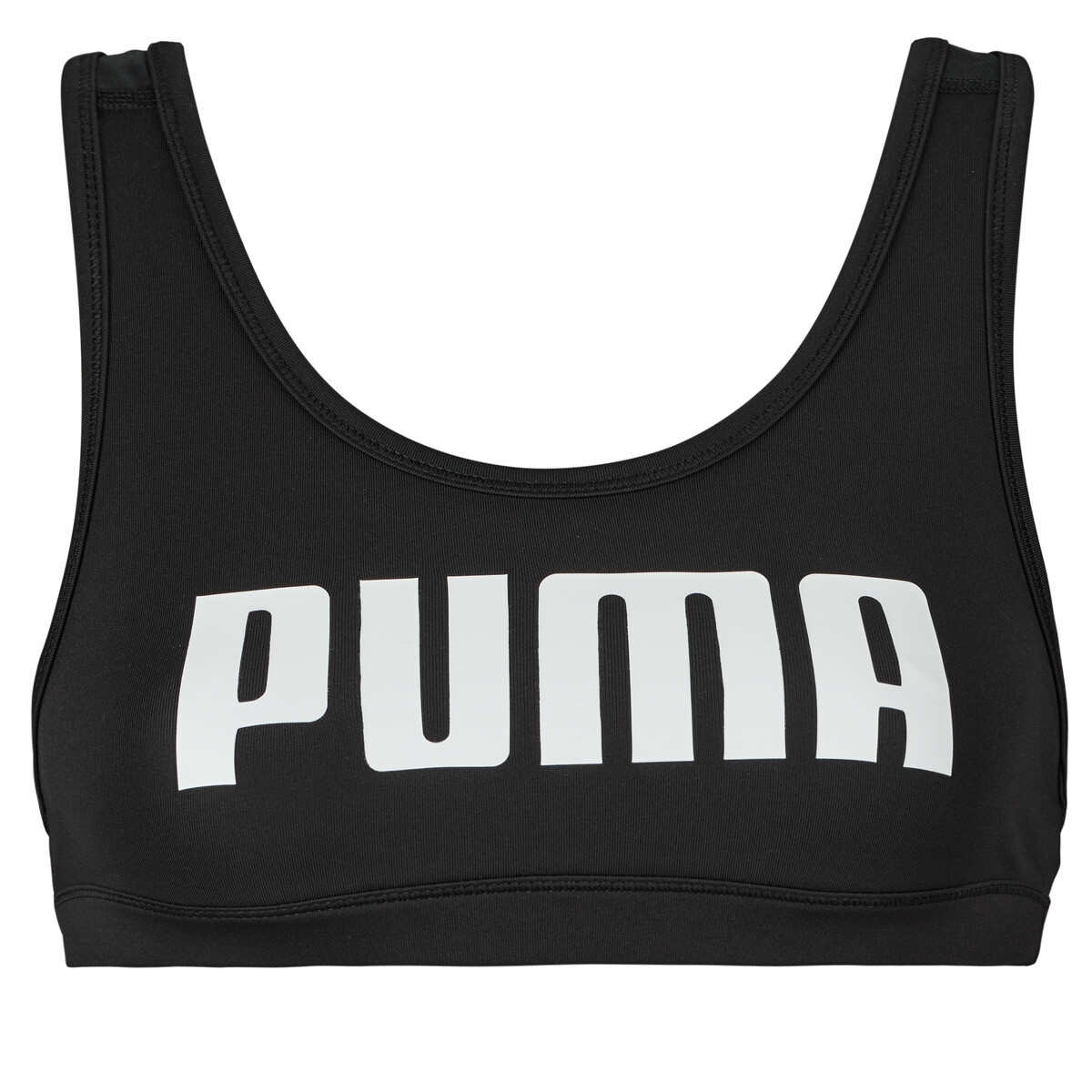 Puma  4KEEPS BRA - PUMA LOGO - MID  Černá
