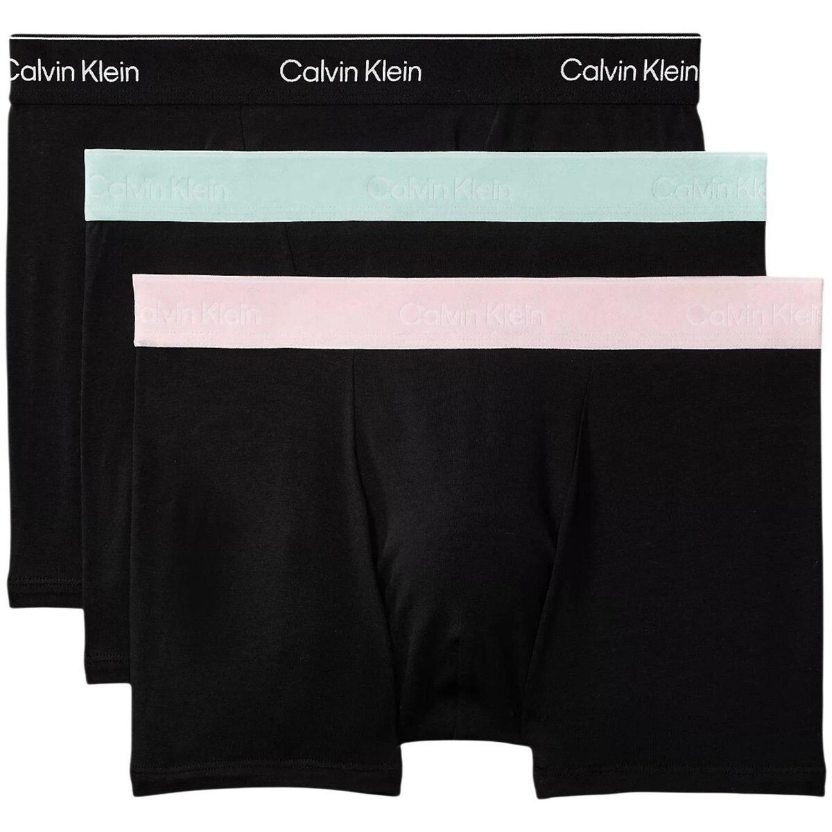 Calvin Klein Jeans  DARTED TRUNK 3PK LV00NB4286  Růžová