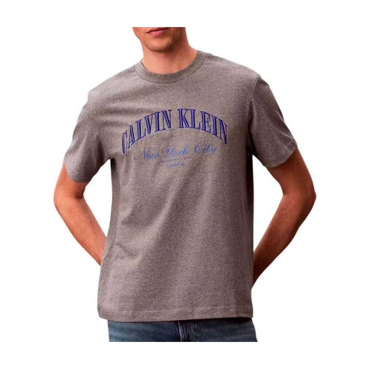 Calvin Klein Jeans  March Graphic Season  Šedá