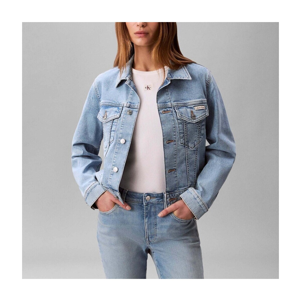 Calvin Klein Jeans  Lv047f672g  Modrá